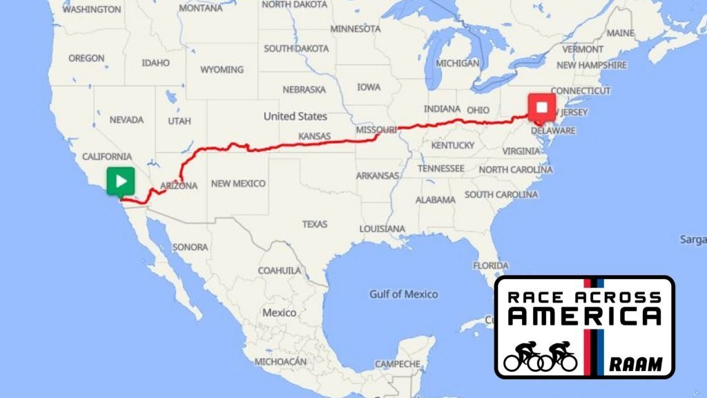 A brutal Race Across America
