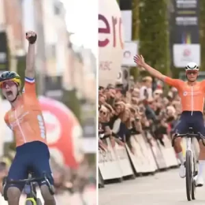 Marianne Vos e Mathieu van der Poel vencem o mundial Gravel 2024