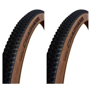 Par Pneus Bike MTB Chaoyang Victory Banda Leve Aro 29 x 2.10 Banda Marrom