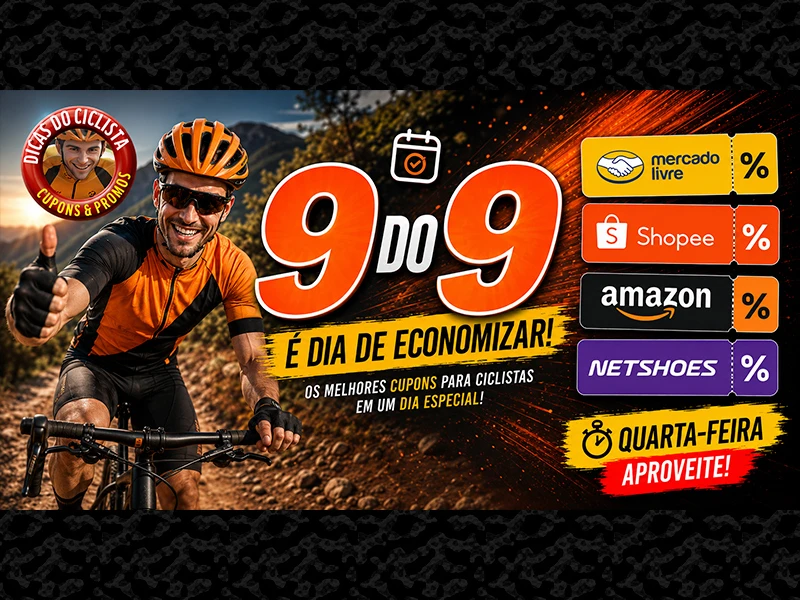Data Dupla: 9 do 9 ciclismo mercado livre shopee 9 do 9 do ciclista está chegando!