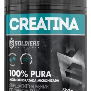 Creatina Monohidratada 300g 100% Pura – Soldiers Nutrition