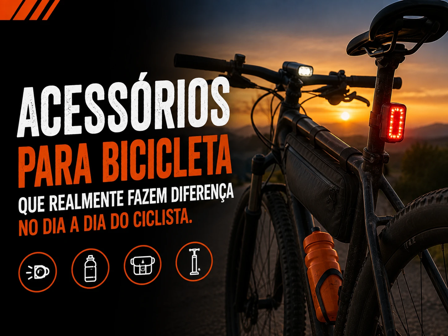 Acessórios para bicicleta que realmente fazem diferença no dia a dia do ciclista