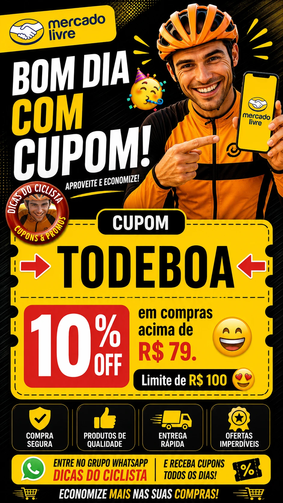Cupom Mercado Livre Hoje TODEBOA