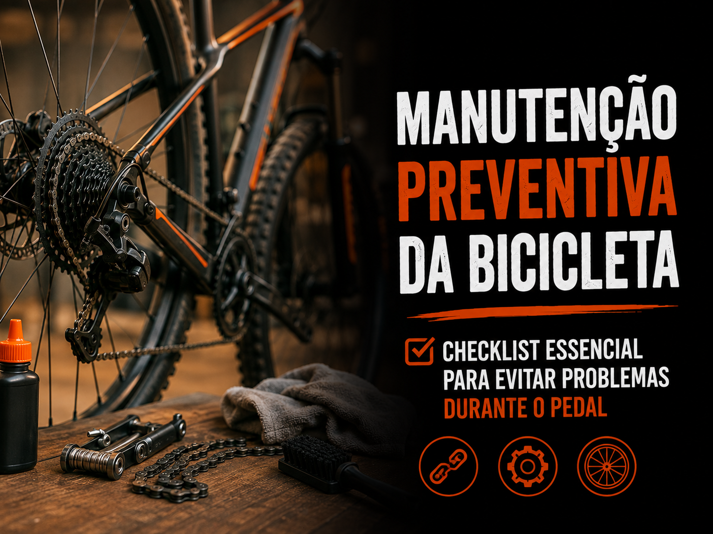 Manutenção preventiva da bicicleta: checklist essencial para evitar problemas durante o pedal