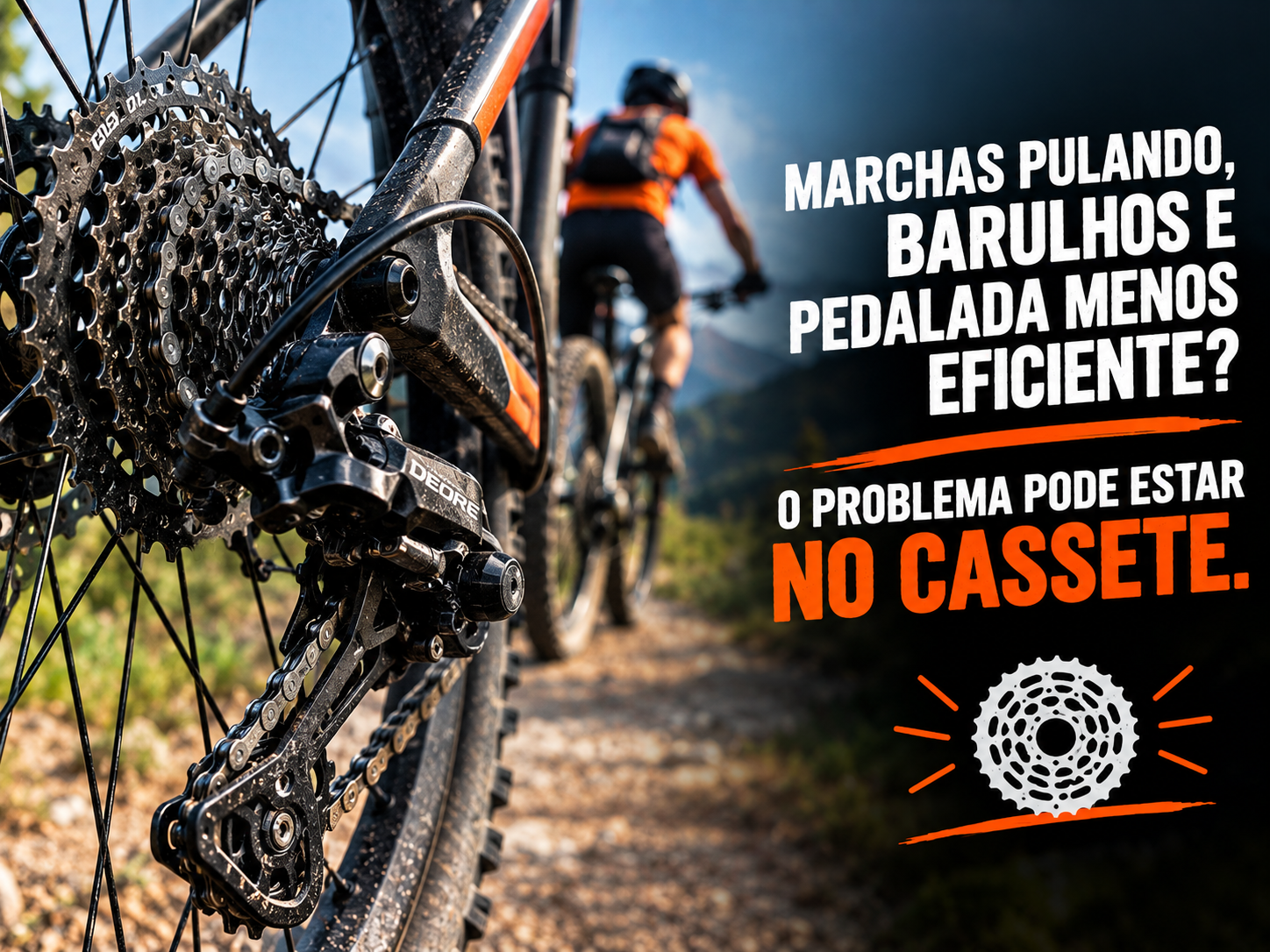 Marchas pulando, barulhos e pedalada menos eficiente? O problema pode estar no cassete