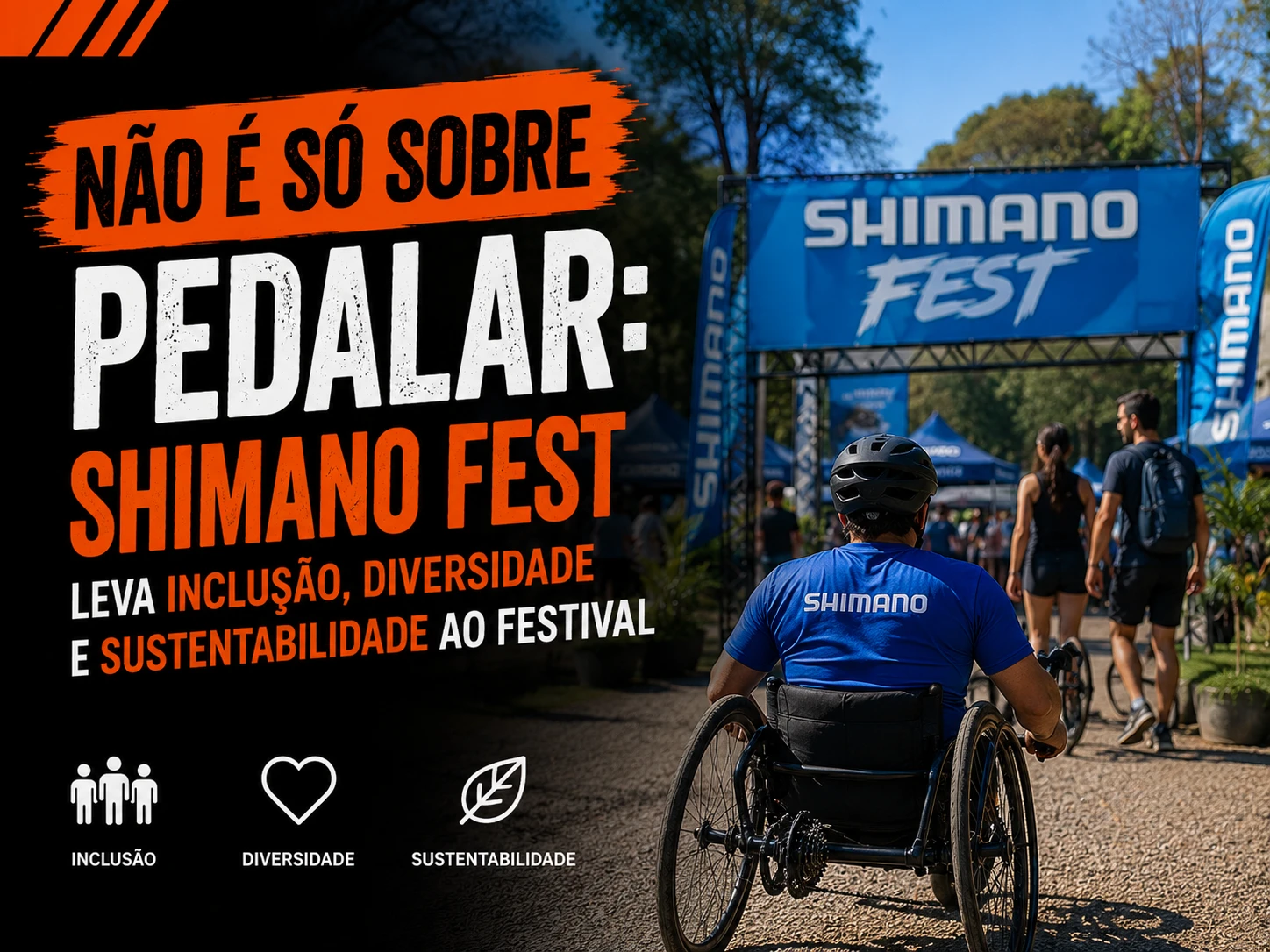 Não é só sobre pedalar: Shimano Fest leva inclusão, diversidade e sustentabilidade ao Festival