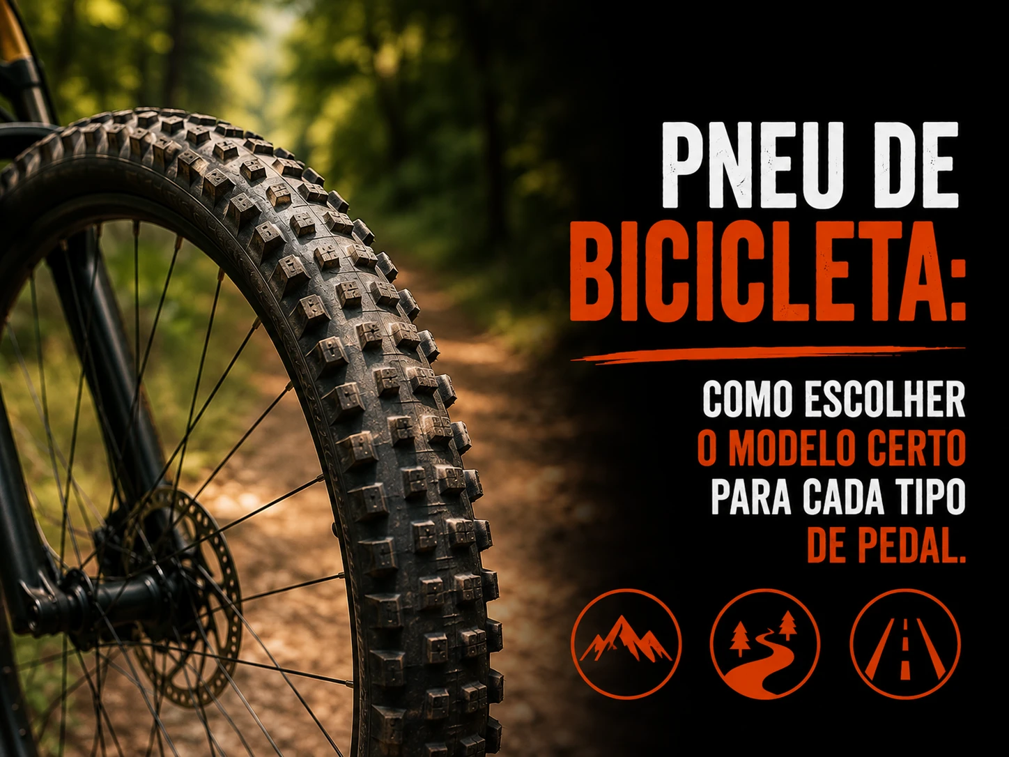 Pneu de bicicleta: como escolher o modelo certo para cada tipo de pedal