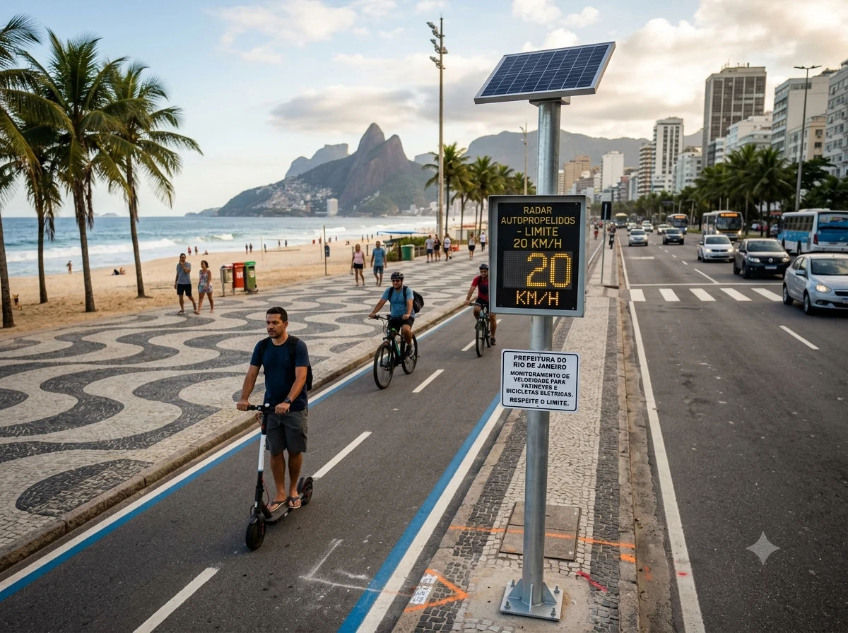 Rio compra radares para monitorar autopropelidos