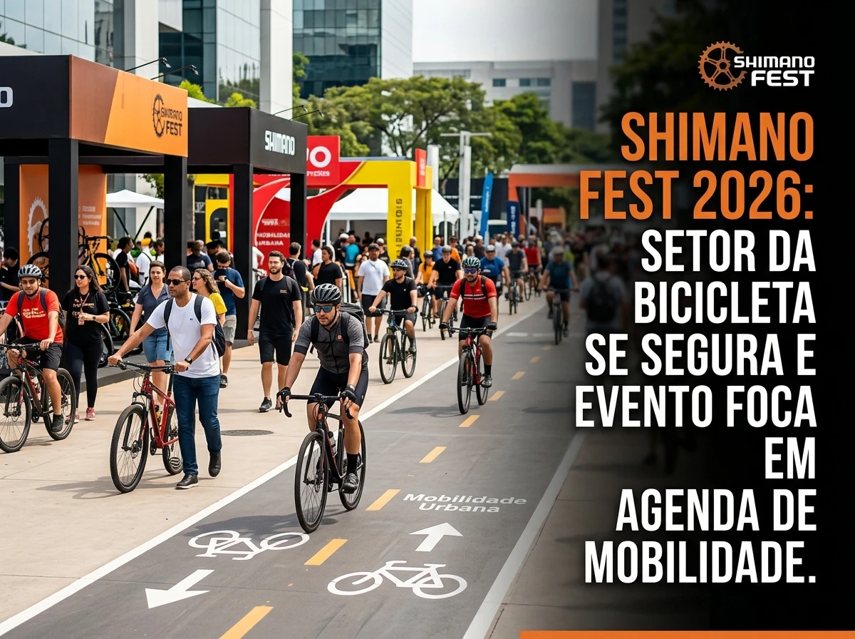 Shimano Fest 2026: setor da bicicleta se segura e evento foca em agenda de mobilidade