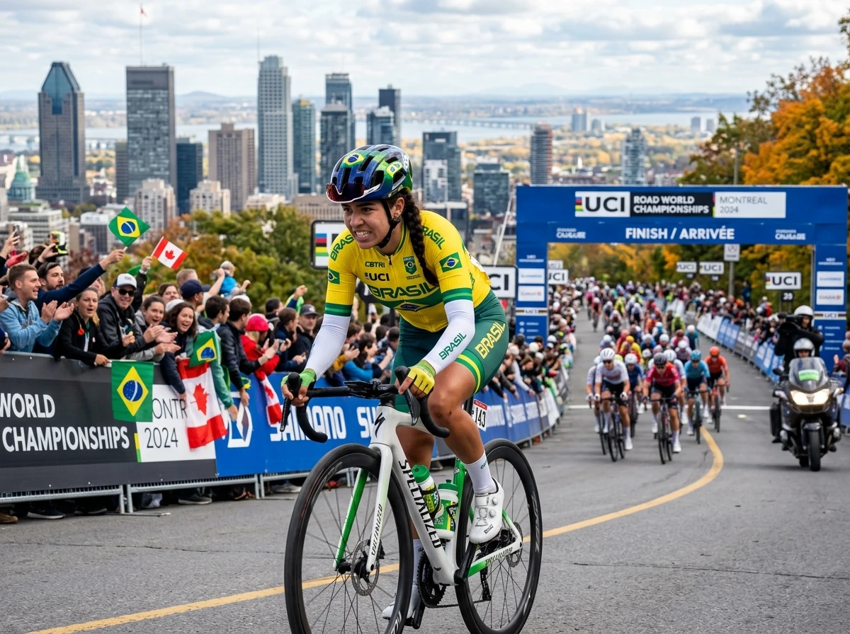 Tota Magalhães disputa Mundial de Ciclismo no Canadá